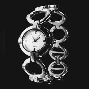 Gorgeous Silver Bracelet Watch For WOMEN